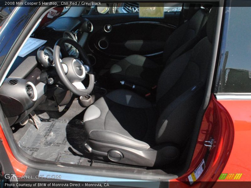 Chili Red / Grey/Black 2008 Mini Cooper S Hardtop