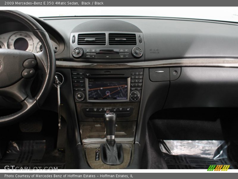 Black / Black 2009 Mercedes-Benz E 350 4Matic Sedan