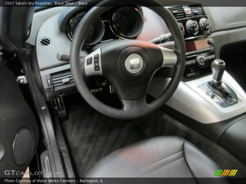 Black Onyx / Black 2007 Saturn Sky Roadster