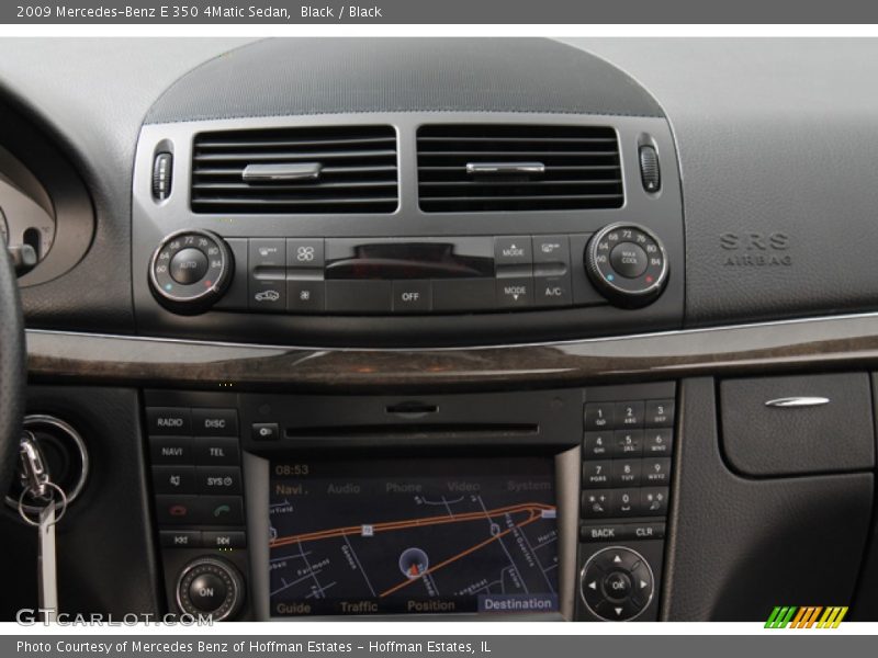 Black / Black 2009 Mercedes-Benz E 350 4Matic Sedan