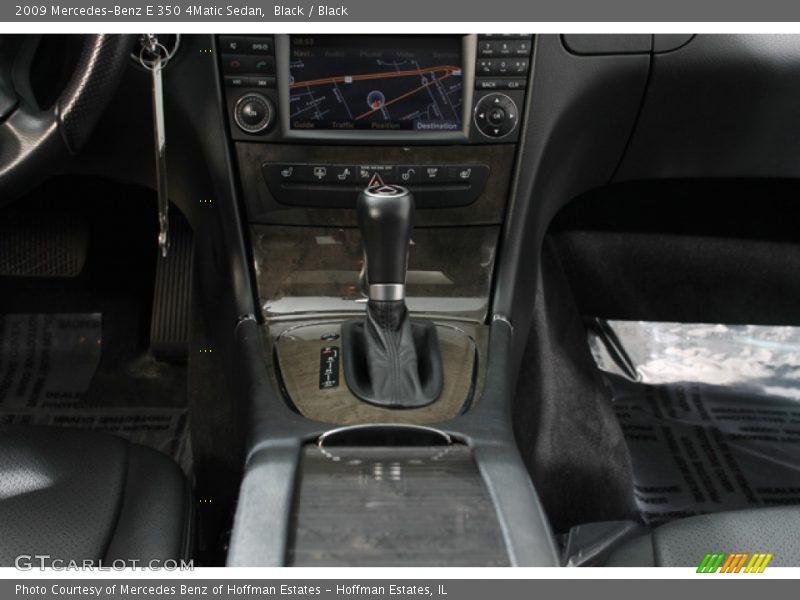 Black / Black 2009 Mercedes-Benz E 350 4Matic Sedan