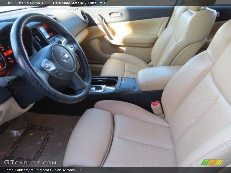Dark Slate Metallic / Caffe Latte 2009 Nissan Maxima 3.5 S