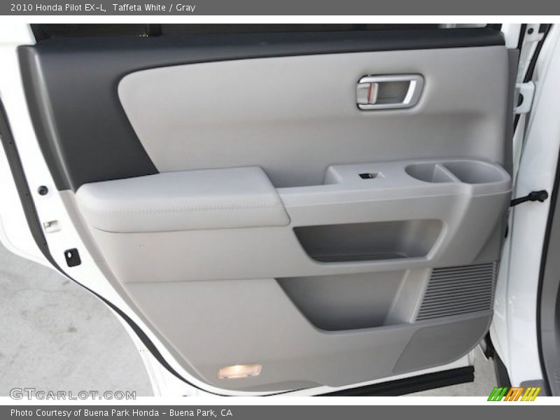 Taffeta White / Gray 2010 Honda Pilot EX-L