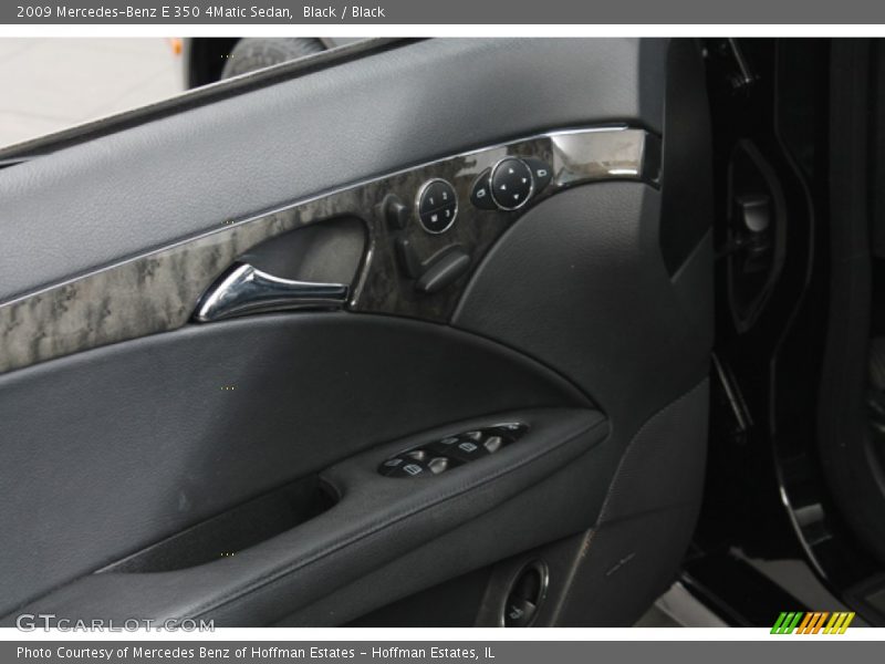 Black / Black 2009 Mercedes-Benz E 350 4Matic Sedan