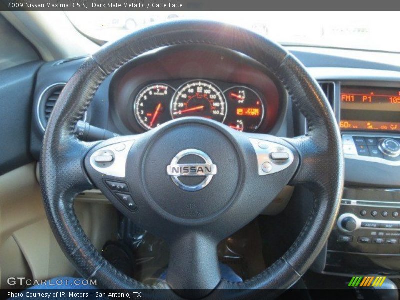 Dark Slate Metallic / Caffe Latte 2009 Nissan Maxima 3.5 S