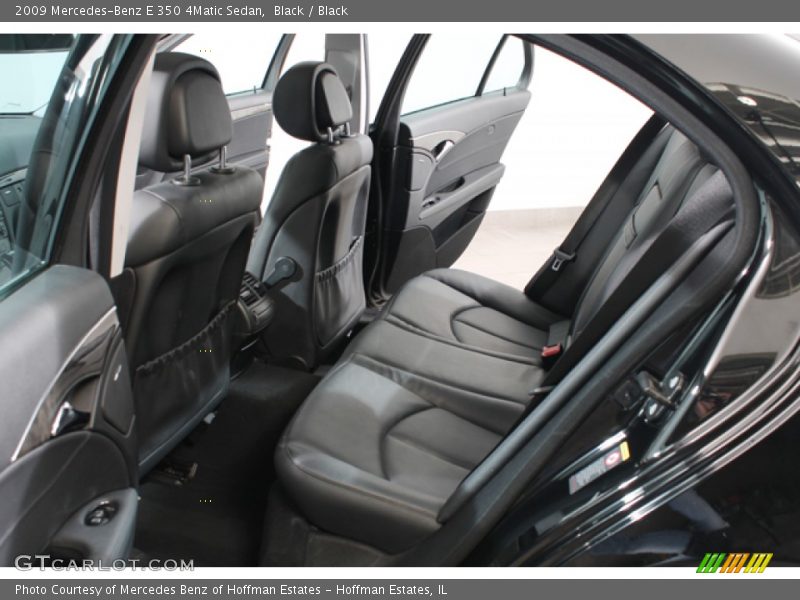Black / Black 2009 Mercedes-Benz E 350 4Matic Sedan