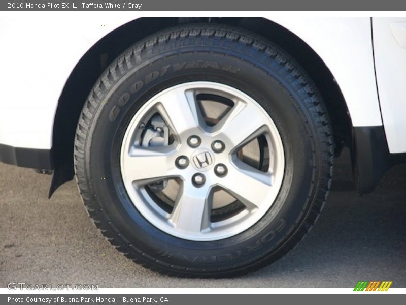 Taffeta White / Gray 2010 Honda Pilot EX-L