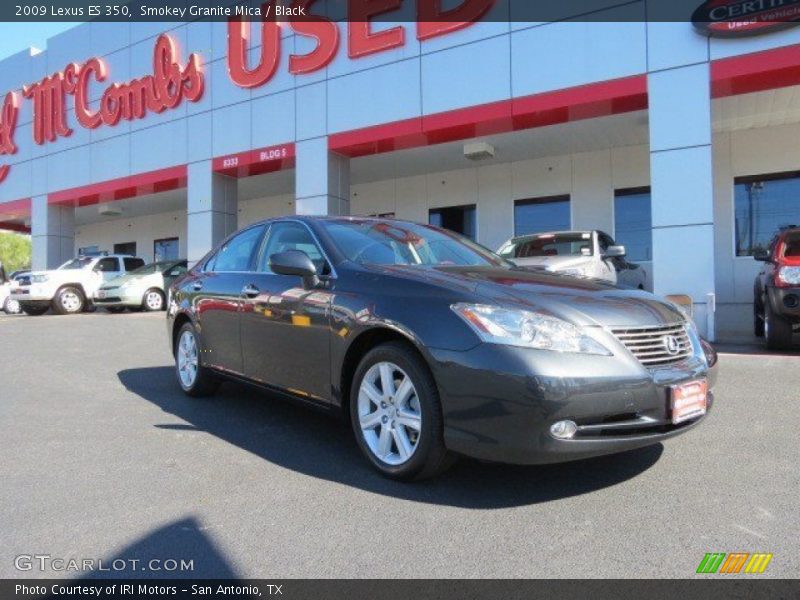 Smokey Granite Mica / Black 2009 Lexus ES 350