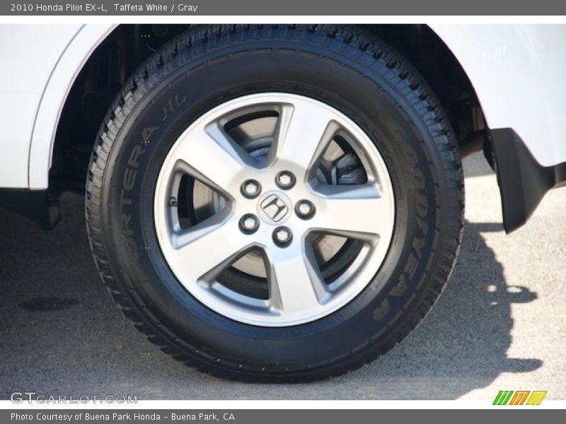 Taffeta White / Gray 2010 Honda Pilot EX-L