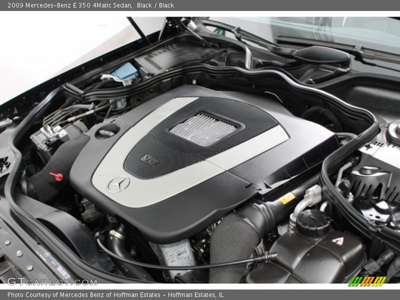 Black / Black 2009 Mercedes-Benz E 350 4Matic Sedan