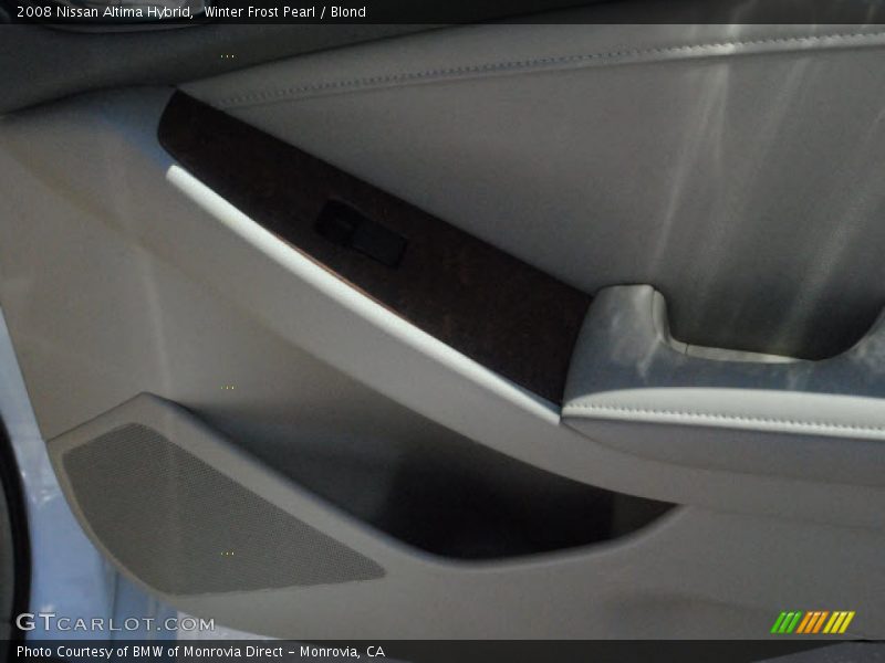 Winter Frost Pearl / Blond 2008 Nissan Altima Hybrid