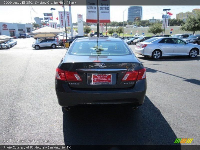 Smokey Granite Mica / Black 2009 Lexus ES 350