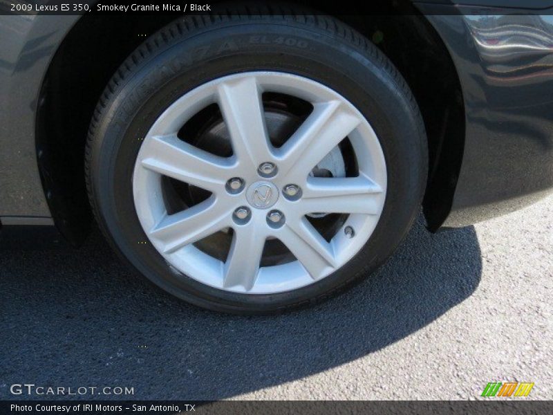 Smokey Granite Mica / Black 2009 Lexus ES 350