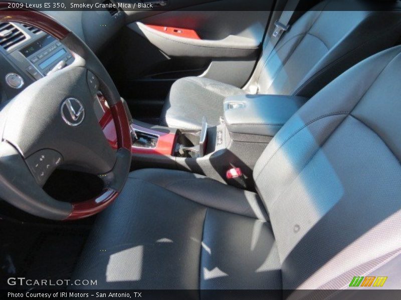 Smokey Granite Mica / Black 2009 Lexus ES 350