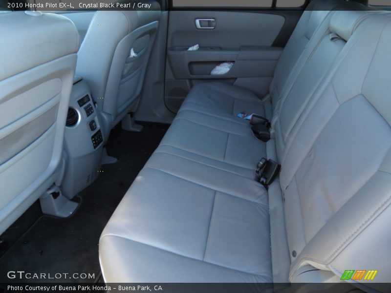 Crystal Black Pearl / Gray 2010 Honda Pilot EX-L