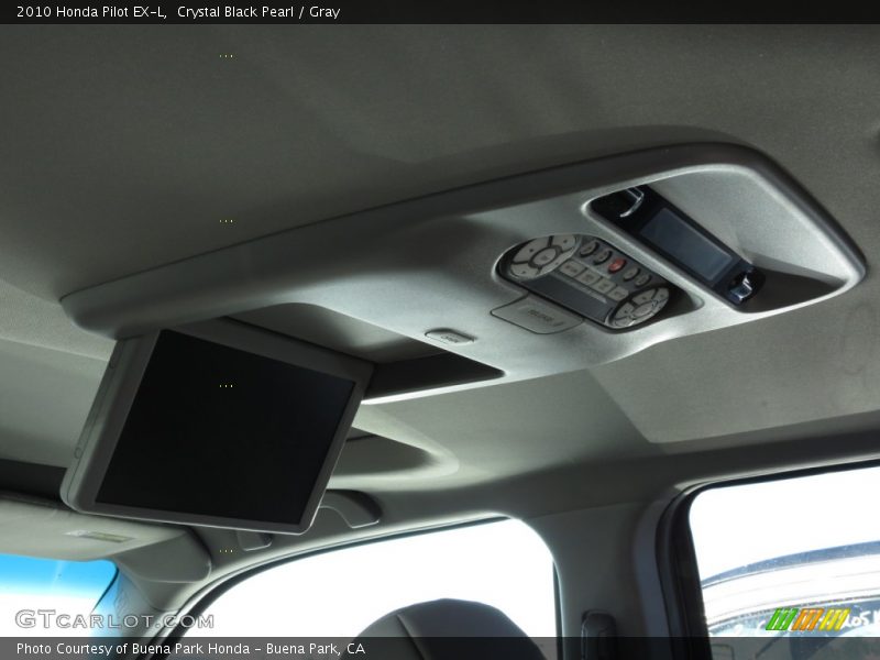 Crystal Black Pearl / Gray 2010 Honda Pilot EX-L