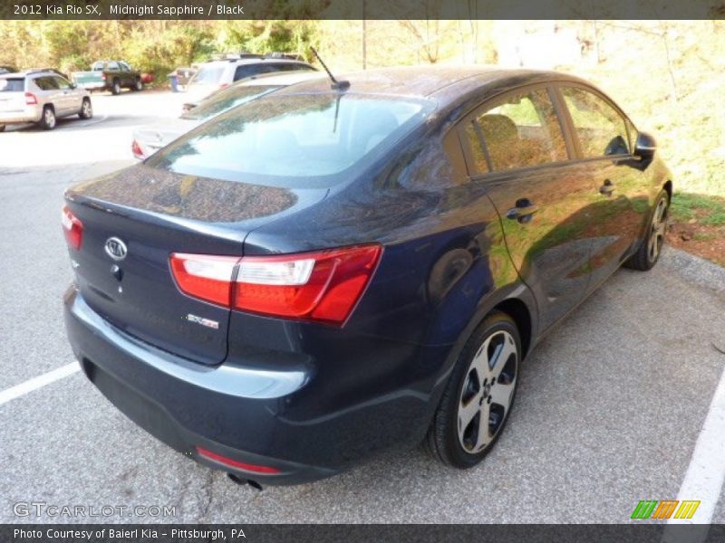 Midnight Sapphire / Black 2012 Kia Rio SX