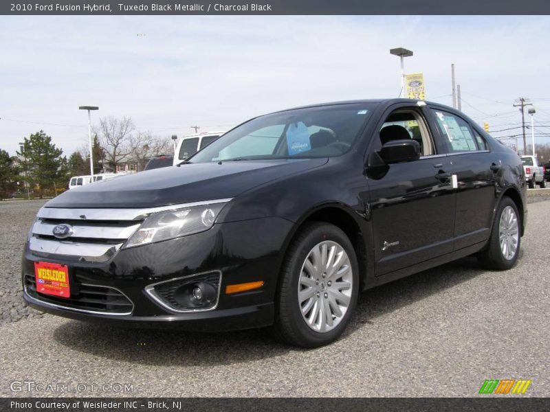 Tuxedo Black Metallic / Charcoal Black 2010 Ford Fusion Hybrid