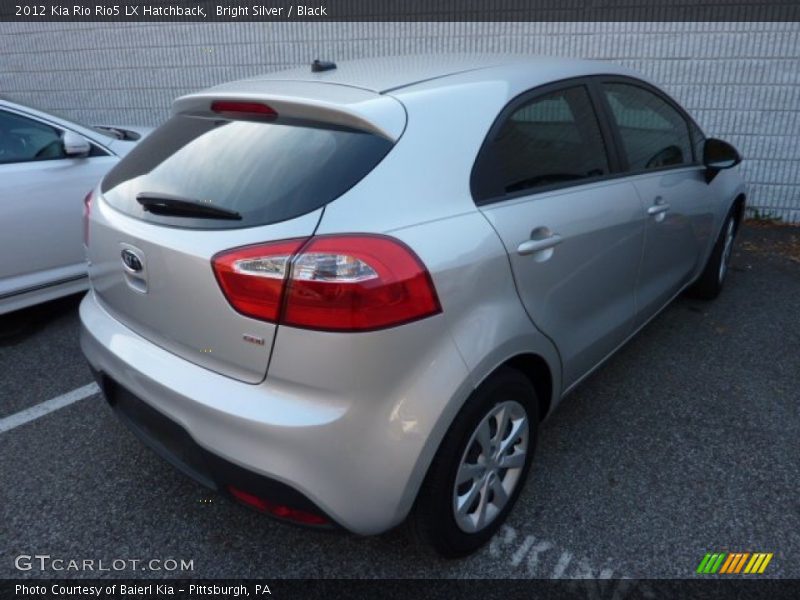 Bright Silver / Black 2012 Kia Rio Rio5 LX Hatchback