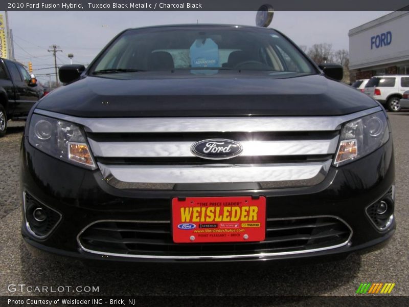 Tuxedo Black Metallic / Charcoal Black 2010 Ford Fusion Hybrid