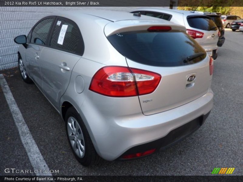 Bright Silver / Black 2012 Kia Rio Rio5 LX Hatchback