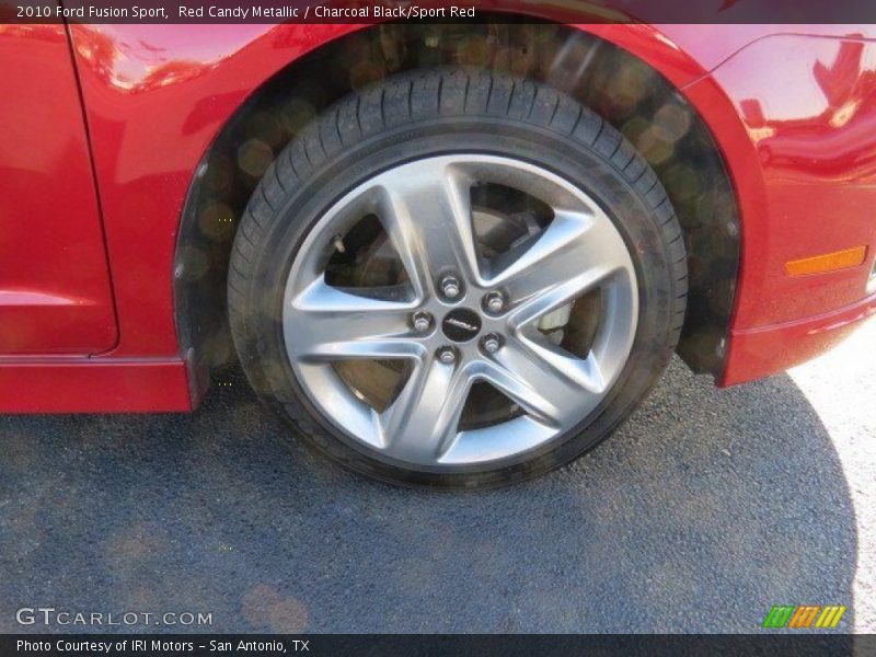 Red Candy Metallic / Charcoal Black/Sport Red 2010 Ford Fusion Sport