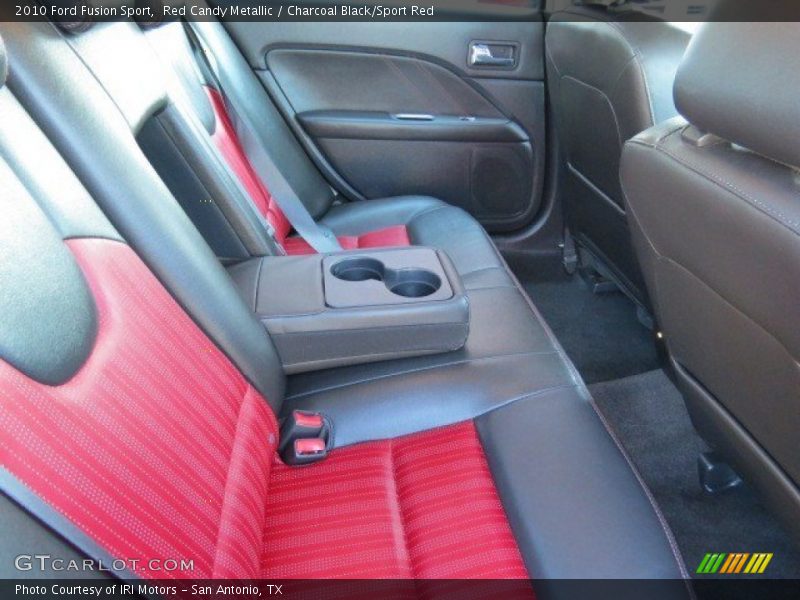 Red Candy Metallic / Charcoal Black/Sport Red 2010 Ford Fusion Sport