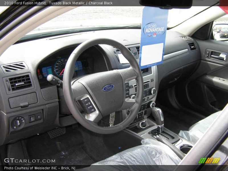 Tuxedo Black Metallic / Charcoal Black 2010 Ford Fusion Hybrid