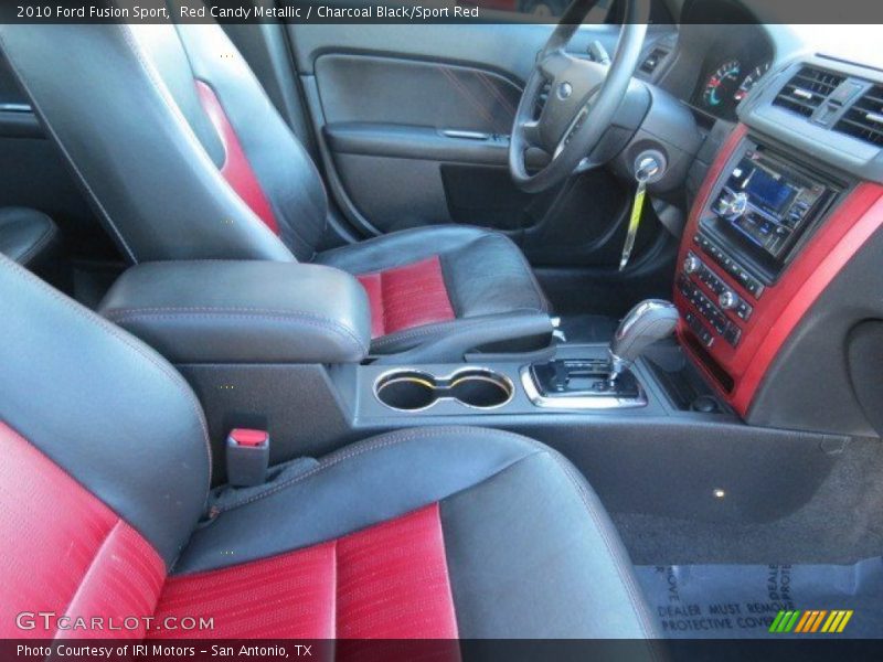 Red Candy Metallic / Charcoal Black/Sport Red 2010 Ford Fusion Sport