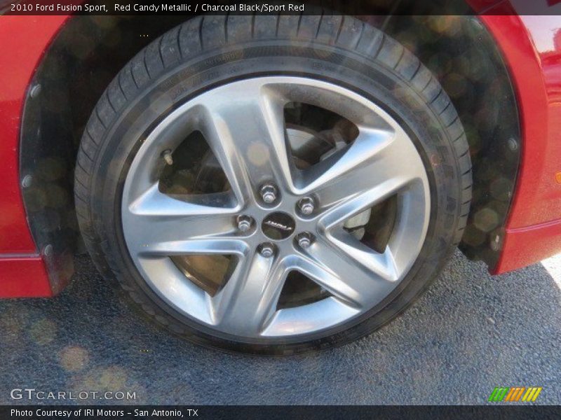 Red Candy Metallic / Charcoal Black/Sport Red 2010 Ford Fusion Sport