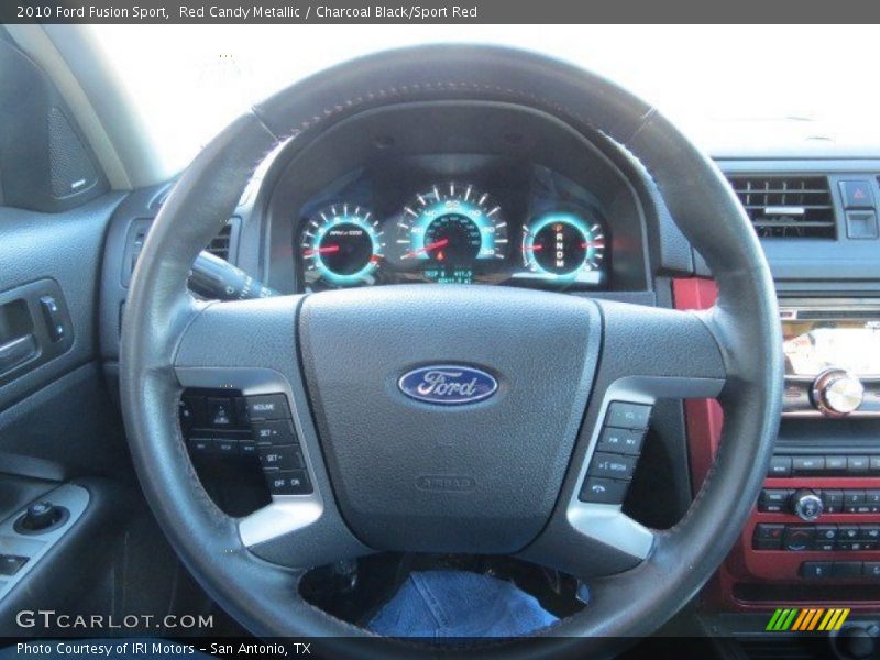 Red Candy Metallic / Charcoal Black/Sport Red 2010 Ford Fusion Sport