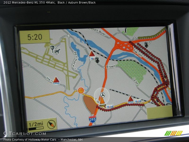 Navigation of 2012 ML 350 4Matic