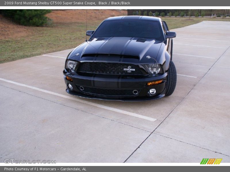 Black / Black/Black 2009 Ford Mustang Shelby GT500 Super Snake Coupe