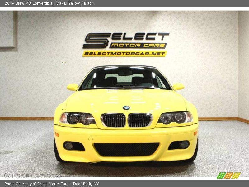 Dakar Yellow / Black 2004 BMW M3 Convertible