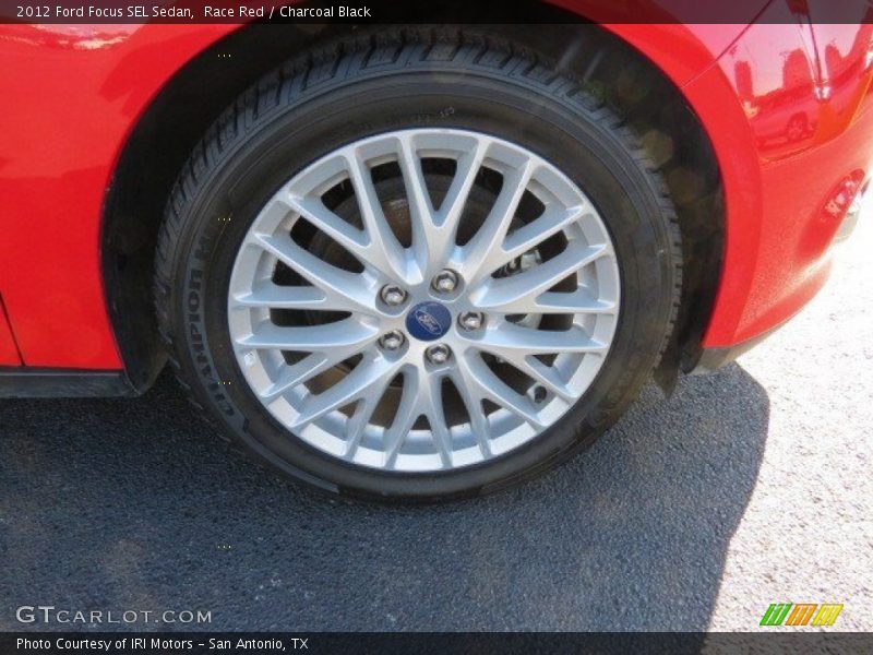 Race Red / Charcoal Black 2012 Ford Focus SEL Sedan