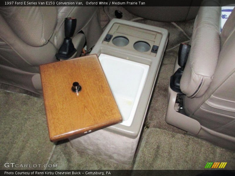 Oxford White / Medium Prairie Tan 1997 Ford E Series Van E150 Conversion Van