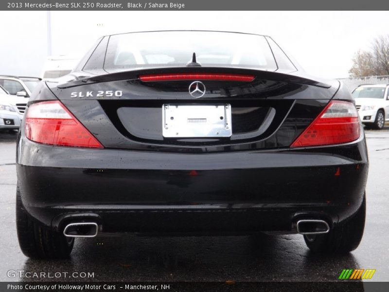 Exhaust of 2013 SLK 250 Roadster