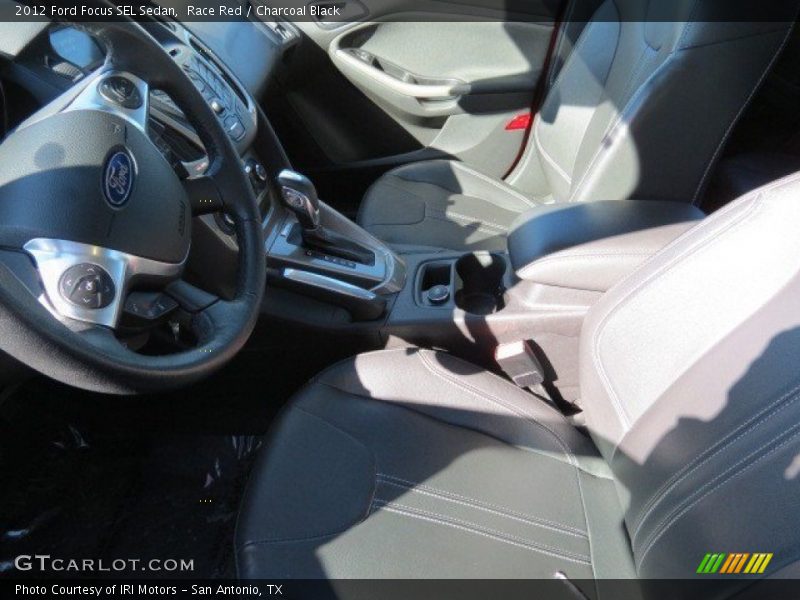 Race Red / Charcoal Black 2012 Ford Focus SEL Sedan