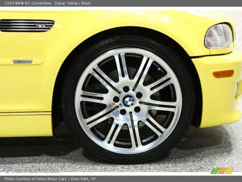 Dakar Yellow / Black 2004 BMW M3 Convertible