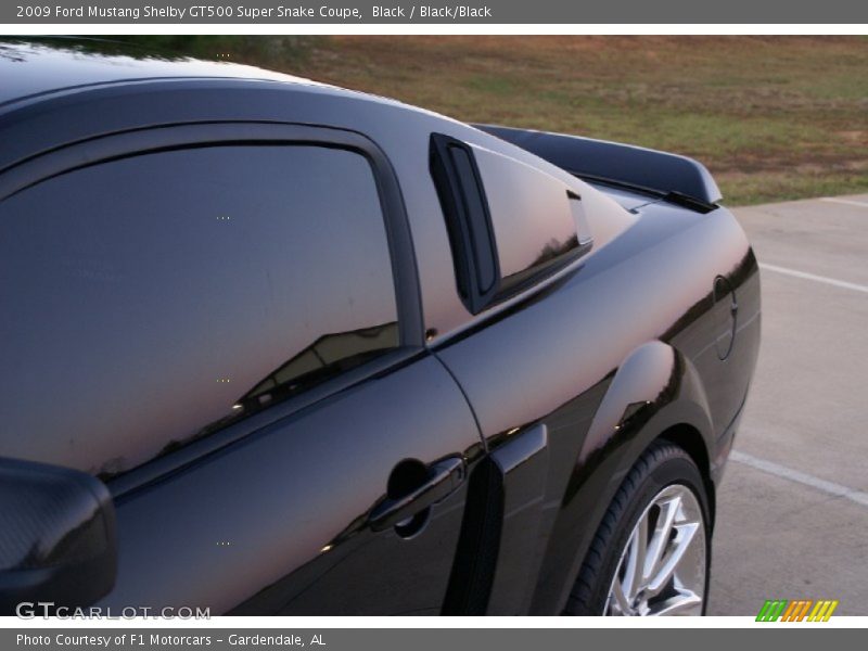 Black / Black/Black 2009 Ford Mustang Shelby GT500 Super Snake Coupe
