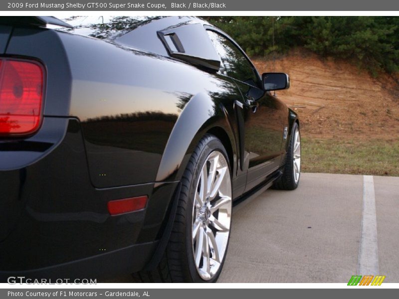 Black / Black/Black 2009 Ford Mustang Shelby GT500 Super Snake Coupe