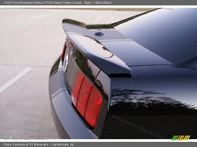 Black / Black/Black 2009 Ford Mustang Shelby GT500 Super Snake Coupe