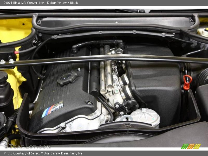 Dakar Yellow / Black 2004 BMW M3 Convertible