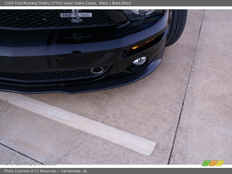 Black / Black/Black 2009 Ford Mustang Shelby GT500 Super Snake Coupe