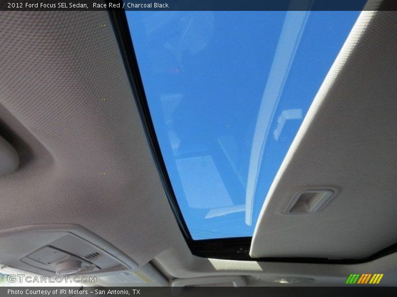 Race Red / Charcoal Black 2012 Ford Focus SEL Sedan