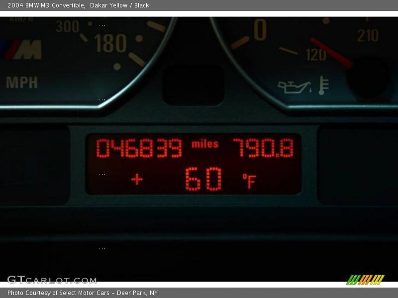 Dakar Yellow / Black 2004 BMW M3 Convertible