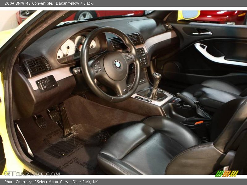 Dakar Yellow / Black 2004 BMW M3 Convertible