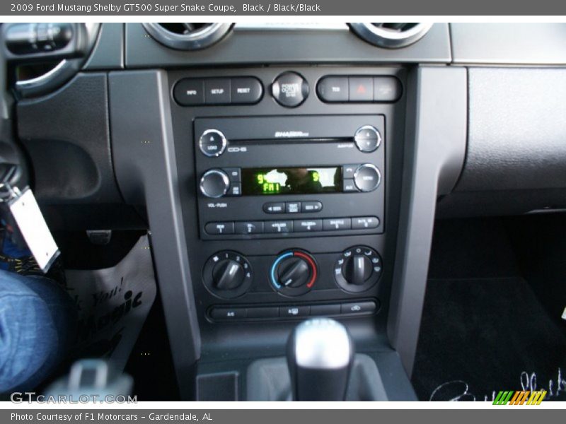 Controls of 2009 Mustang Shelby GT500 Super Snake Coupe