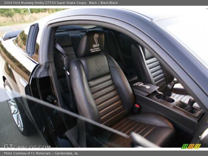 Front Seat of 2009 Mustang Shelby GT500 Super Snake Coupe