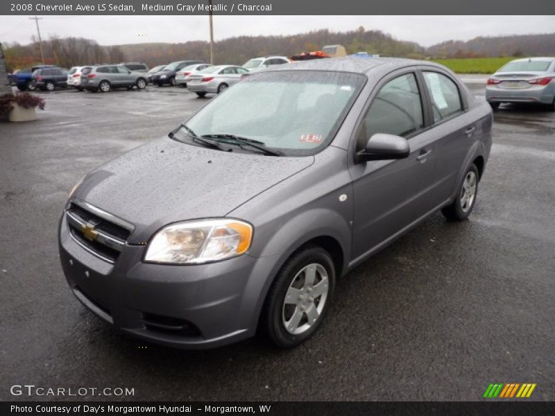 Medium Gray Metallic / Charcoal 2008 Chevrolet Aveo LS Sedan